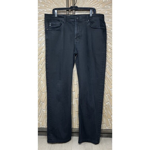 AG  Adriano Goldschmied The Portage Slim Straight Jeans Black Men 38x34 38/34 - Picture 1 of 9
